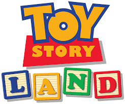 If you want to go the extra mile, angle the letters individually to match the movie title. File Toy Story Land Logo Svg Wikimedia Commons