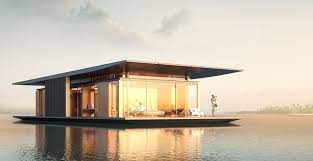 dymitr malcew floats mobile house for calming water retreat floating house floating architecture water house