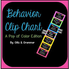 Behavior Clip Chart A Pop Of Color