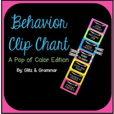 behavior clip chart a pop of color