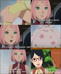 Sakura Is Finally Gonna Appear In Boruto Series The Action Will Focus On Uchiha Family Starting Next Episode Sakura Uchiha Anime Boruto