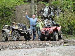 Big John And Nita At Rock House Waterfall Trail 33 Waterfall Trail Monster Trucks West Virginia