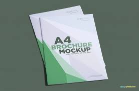 Free A4 Size Brochure Mockups On Behance Brochure Mockup Free Brochure Mockup Psd Free Brochure Mockup Psd