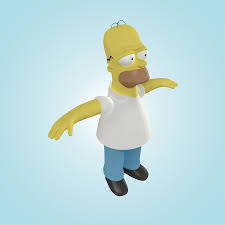 Official twitter for homer simpson. Homer Simpson 3d Model 59 Dae Fbx 3ds Obj C4d Free3d