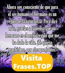 Muchas personas saben lo que significa tener un hermano, tener allí a esa persona que, en ocasiones, nos hace enojar, fastidiar y sin embargo amamos con todo nuestro corazón. Mensajes Frases Para Hermanos Y Una Hermana Especial Y Bonitas