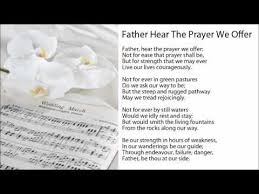 Father Hear The Prayer We Offer W Lyrics Wedding Ceremony Hymns Wedding Hymns Lord Of The Dance Sing Hosanna