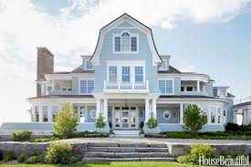 Picking paint colors can be so tricky, but my biggest advice when you are planning an entire color scheme coastal is such a great decor style! Sky Blue Home Colour Design Outside To Decoration
