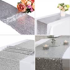 12 X 108 Sequin Table Runners Glitter Rose Gold Silver Champagne Tablecloth Walmart Com In 2020 Sequin Table Runner Sequin Table Sparkly Table Cloth