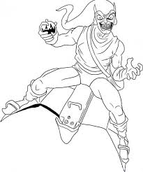 Сегодня я расскажу вам о. Green Goblin Coloring Page Free Printable Coloring Pages For Kids