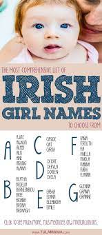 Most Comprehensive List Of Irish Names To Choose From Irish Names Irish Baby Names Irish Baby Girl Names