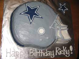 Dallas Cowboys Helmet Cake Kids Birthday Cowboy Food Birthday
