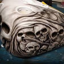 Airbrush Airbrushing Airbrushart Painting Paintings Paint Tyler Chandler Hau Motorcycle Painting Custom Paint Motorcycle Air Brush Painting