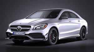 Mercedes Benz Cla45 Amg 2017 3d Model Max C4d Obj 3ds Fbx Lwo Stl 3dexport Com By Squir E Class Amg Benz E Class Mercedes Models