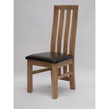 Check spelling or type a new query. Paris Solid Oak Dining Chair With Dark Brown Leather Seatpad Sale Now On