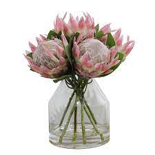 King Protea Vase Protea Flower Artificial Flower Arrangements Bull Painting