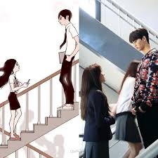 First Stills Of Kim So Hyun And Song Kang In Netflix High School Romance Drama Love Alarm A Koala S Playground High School Romance Kdrama Songs