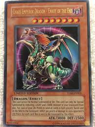 Yu Gi Oh Chaos Emperor Dragon Envoy Of The End Ultra Tlm Ense2 Misprint Nm Mn Np Ebay Yugioh Chaos Dragon Yugioh Cards