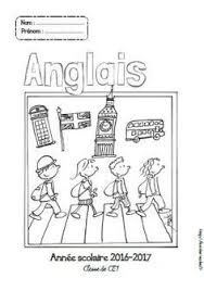 Apprendre L Anglais Grace A Des Dessins Animes Pages De Garde Cahiers Anglais Ce1 Anglais Ce2