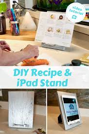 Diy Recipe And Tablet Kitchen Stand Diy Food Recipes Recipe Card Holders Hello Fresh Recipes