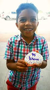 Found this amazing rock. Made my grandson very excited and happy.