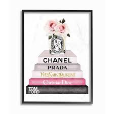 1 meter long european blush pink purple flower row for mandap. Stupell Industries Book Stack Fashion Candle Pink Rose Framed Wall Art Overstock 20256817