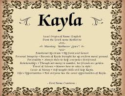 Choose the one that is just right for your little daughter. Kayla Name Meaning First Name Creations Kayla Name Meaning Kayla Name Names With Meaning