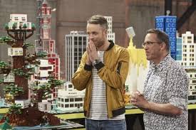 Ryan Mcnaught And Hamish Blake In Lego Masters Australia 2019 In 2020 Reality Competition Brad Pitt Lego
