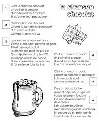 La Chanson Chocolat Lyrics To Go With You Tube Song By Les Enfantastiques Students Find And Circle The Sound Teaching French French Songs French Classroom