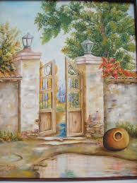 Coleccion Casas Antiguas Tecnica Oleo Sobre Tela Titulo Bienvenidos Cuadro No 3 Pinturas Pinturas Mexicanas Oleo Sobre Tela