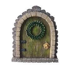 If you decide to go on that road with the design, you can use small string lights to wherever you decide to build the secret tree door/ fairy garden, make sure to check out elowezil to get inspired. Buy Muamax Fairy Garden Door Accessories Miniature Fairy Doors Wall Indoor Outdoor Mystical Door For Tree Trunk Brown Online In Indonesia B088k949jj