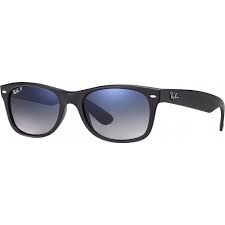 Vous apprécierez d'autant plus le coté mat de cette monture. Ray Ban New Wayfarer Black Polar Blue Grad Ray Ban Wayfarer