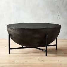 Best Selling Modern Furniture Cb2 Drum Coffee Table Round Black Coffee Table Black Coffee Tables