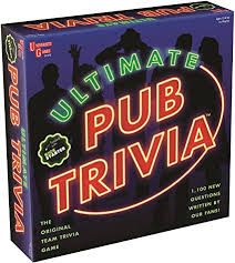 Design a bar trivia format: Amazon Com Ultimate Pub Trivia Team Trivia Game Over 1000 Questions For Weekly Party Game Nights And Live Stream Pub Quiz Events Perfect For Ages 12 And Up And 4 Or More Players