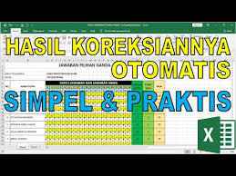 Kunci jawaban lengkap soal untuk latihan penilaian harian dan ulangan baik penilaian akhir semester (pas) maupun uas Cara Cepat Mengoreksi Soal Ujian Pilihan Ganda Dengan Menggunakan Ms Excel Youtube