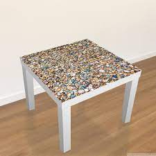 sticker meubles lack ikea surface de cailloux mobilier de salon stickers pour meuble sticker meuble