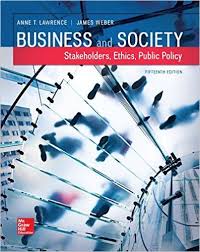 Test Bank Business And Society Stakeholders Ethics Public Policy 15th Edition By Anne Lawrence Textbook Exams Public Policy Test Bank Ethics