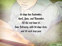 How many weeks are in a month: How To Memorize How Many Days Are In Each Month 13 Steps