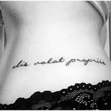 Alis Volat Propriis Latin Phrase Meaning She Flies With Her Own Wings On Jess Alis Volat Propriis Latin Tattoo Tattoos