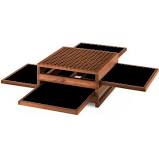 Concentric coffee table base in stainless steel with lower glass shelf 48diameter x 16h. 1 320 00