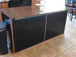 I was in love with the look and it fit with my idea of a sophisticated farmhouse look. Free Download Kitchen Island Makeover 1600x1200 For Your Desktop Mobile Tablet Explore 49 Wallpaper Beadboard Around Kitchen Island Wallpaper Beadboard Around Kitchen Island Beadboard Wallpaper Kitchen Cabinets Wallpaper For Kitchen Island