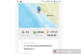 Gempa m 5 terjadi di bengkulu, tak berpotensi tsunamigempa terjadi pukul 12.45 wib. Sejak Mei Terjadi 96 Kali Gempa Di Bengkulu Antara News Bengkulu