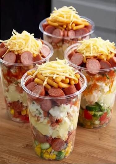 Bolo de Cachorro Quente no Pote
