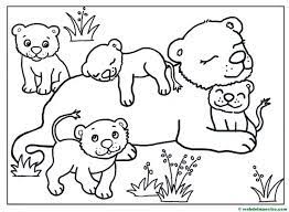 Dibujos Para Pintar Animales Y Sus Crias Web Del Maestro Coloring Book Pages Coloring Books Poster Drawing