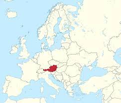 Austria divided into four areas of equal population. Fichier Austria In Europe Rivers Mini Map Svg Wikipedia