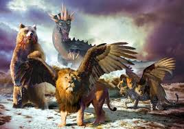 Daniel S Dream Of Four Beasts In The First Year Of Belshazzar King Of Babylon Daniel Had A Dream And Visions Passed Thro Book Of Daniel Bible Pictures Beast