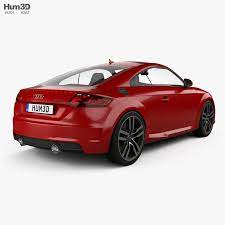 3d Model Of Audi Tt S Coupe 2018 In 2021 Audi Tt Audi Tt S Audi