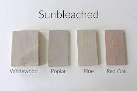 After we stripped and sanded it. How 10 Different Stains Look On Different Pieces Of Wood Within The Grove