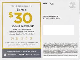 Maybe you would like to learn more about one of these? Expired Targeted Gap Old Navy Banana Republic Cardholders July August Offers 30 When You Spend 300 Doctor Of Credit