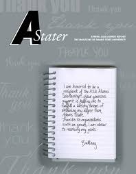AStater Spring 2019 Donor Report by Adams State University