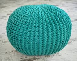 Kids knitted footstool, crochet pouf ottoman, ecru knitted pouf kids, knitted pouffe ottoman, nursery pouf ottoman, scandinavian decor. Knitted Pouf Colours Yellow Seat Crochet Pouf Ottoman Footstool Nursery Footstool Crochet Pouf Knitted Pouf Pouf